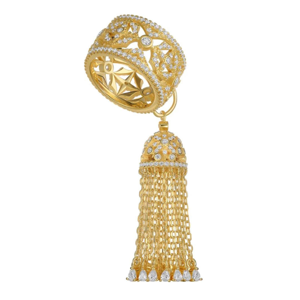 Noor Tassel Ring