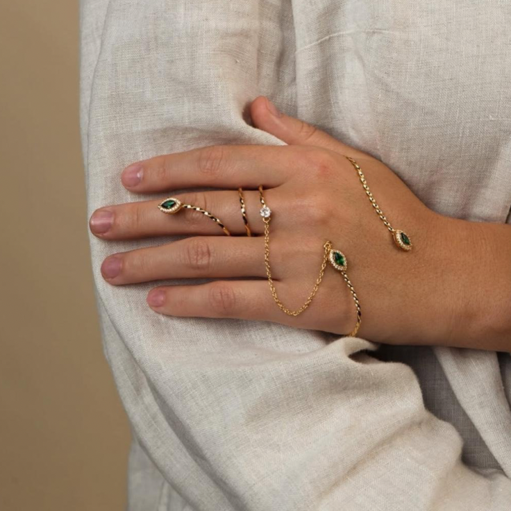 Emerald Mirage Hand Cuff