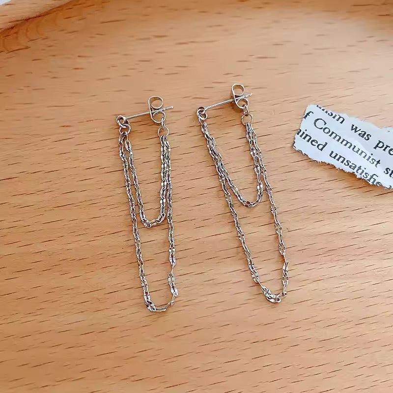 Silver Drift Earrings