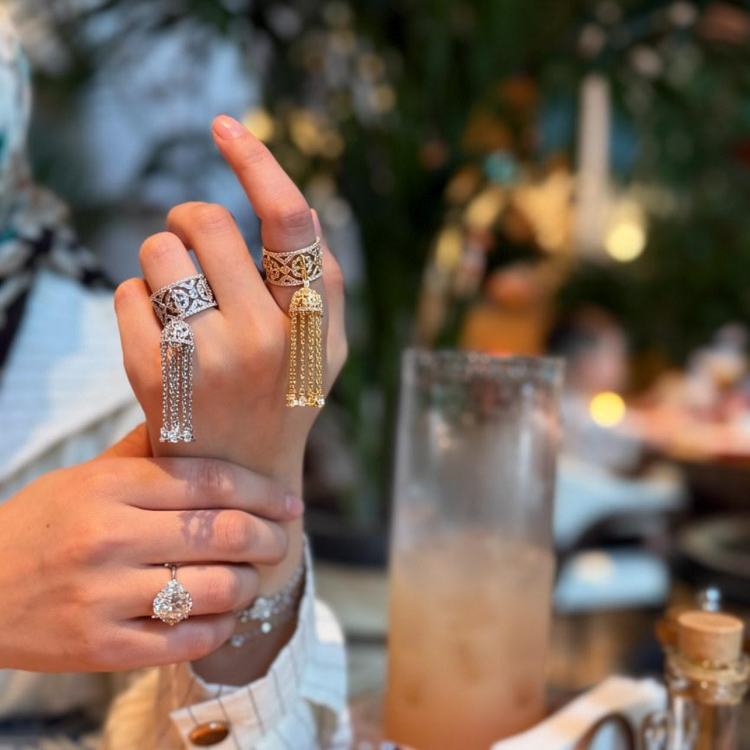 Noor Tassel Ring