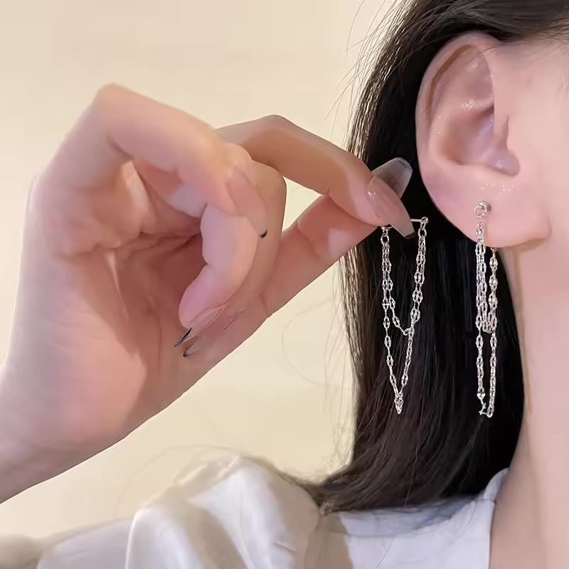 Silver Drift Earrings