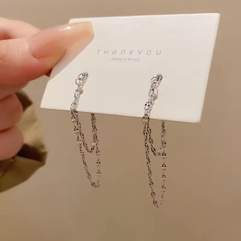 Silver Drift Earrings