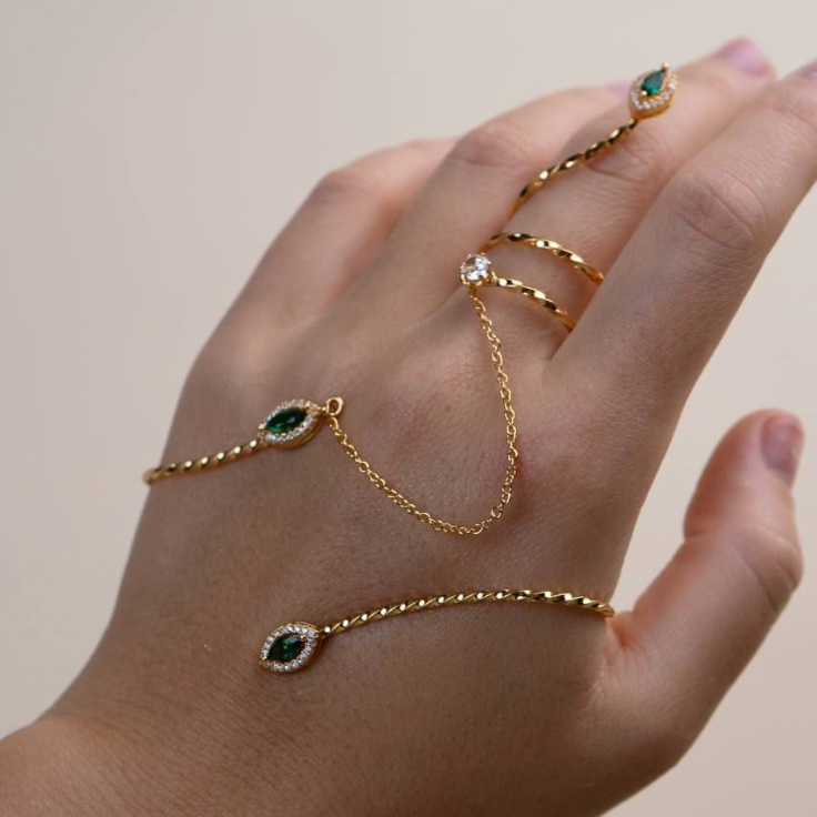 Emerald Mirage Hand Cuff