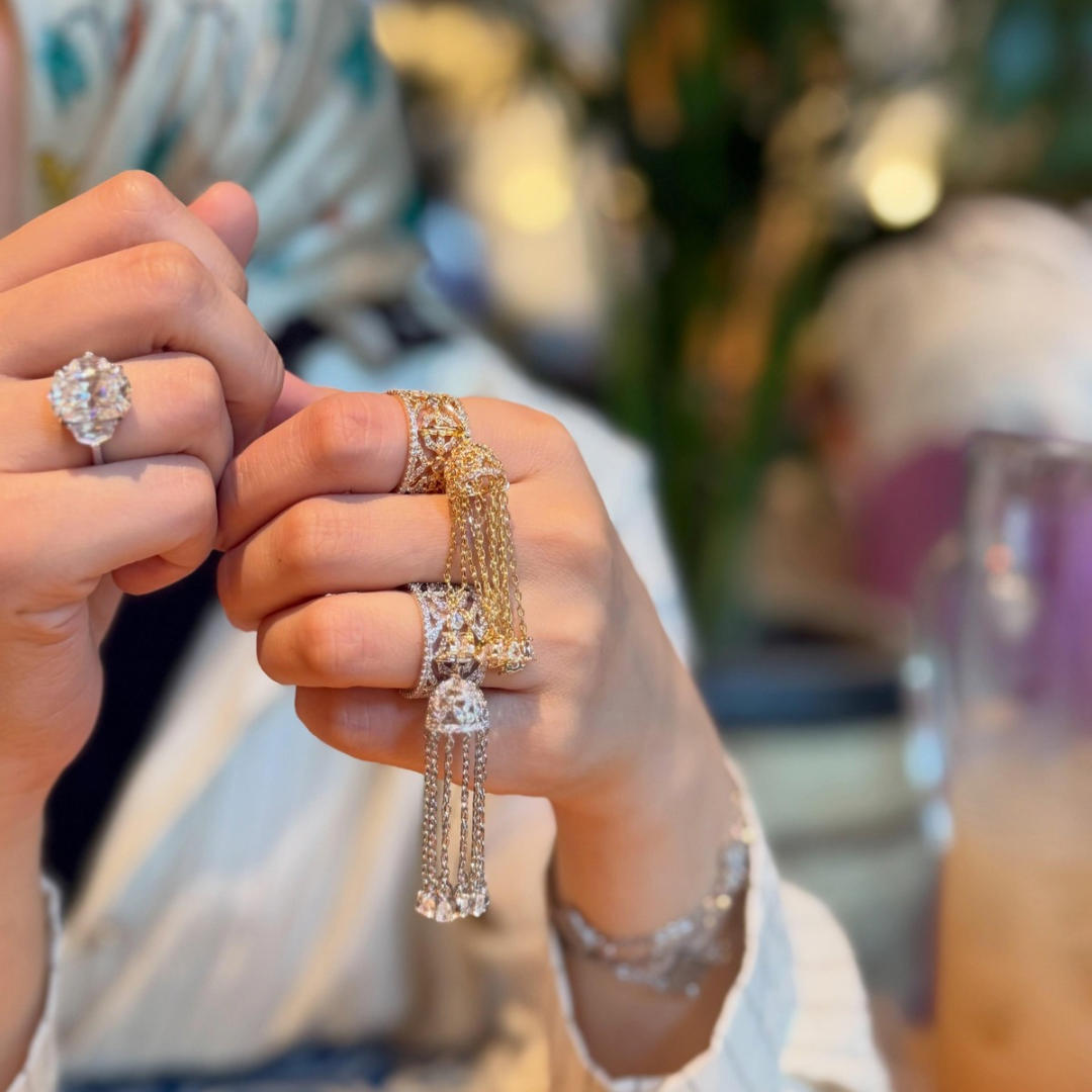 Noor Tassel Ring