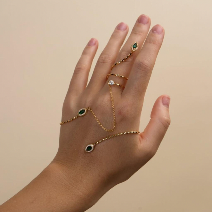 Emerald Mirage Hand Cuff